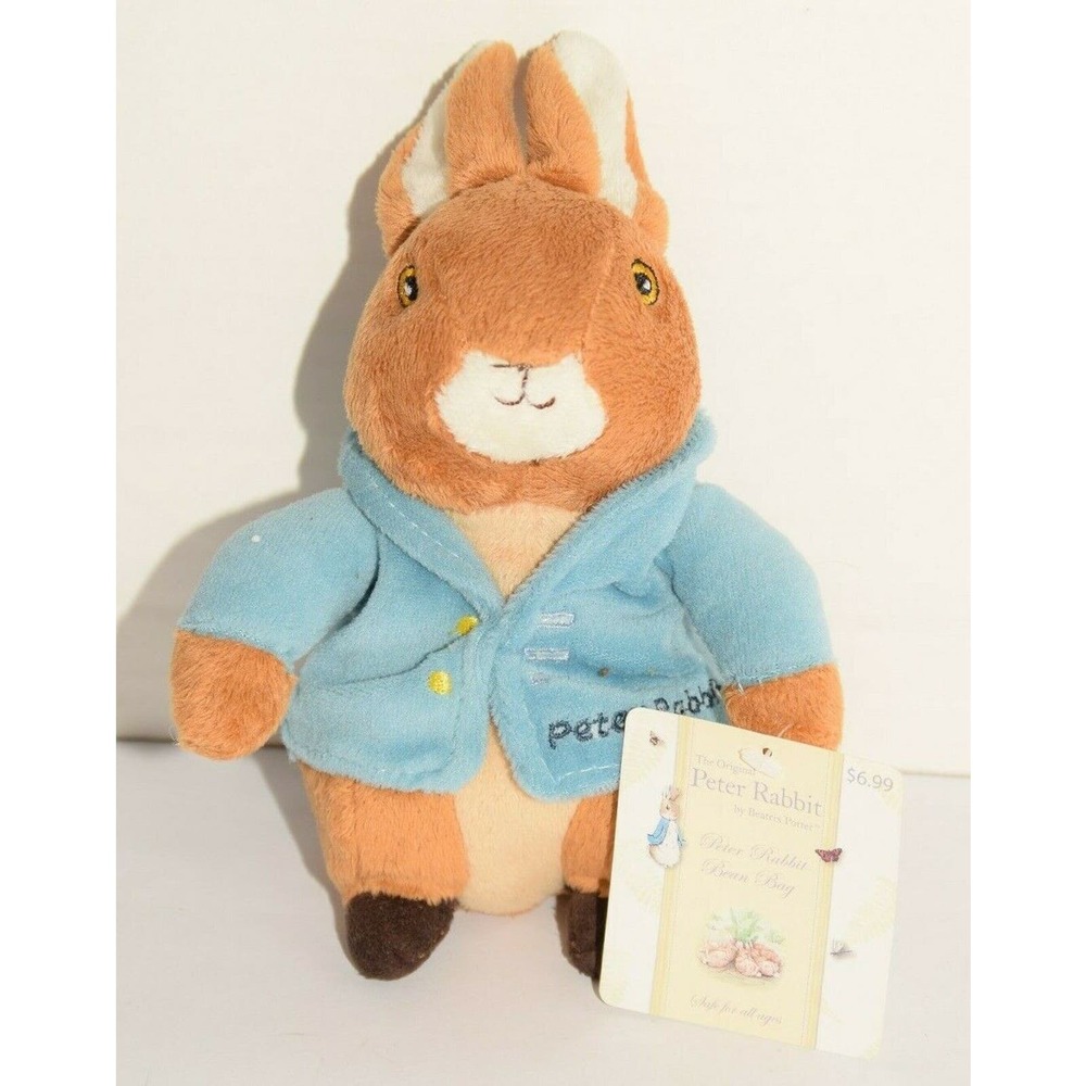 Beatrix Potter PETER RABBIT 7" Plush Easter Toy Kids Preferred 2010 TAGS
